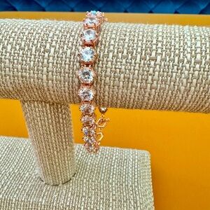 Park Lane Rose Gold Honeycomb Bracelet